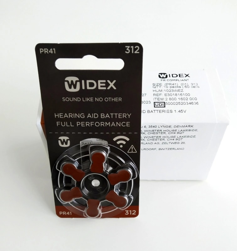 Batterie per apparecchi acustici
